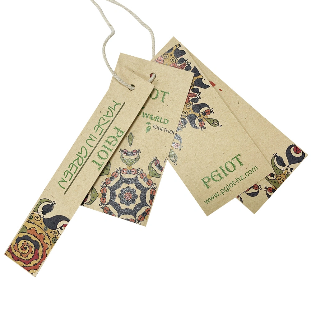 FSC-Certifed Brown Paper Hang Tag for Garment Clothing Apparel